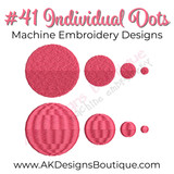 free pes embroidery dot designs 4x4