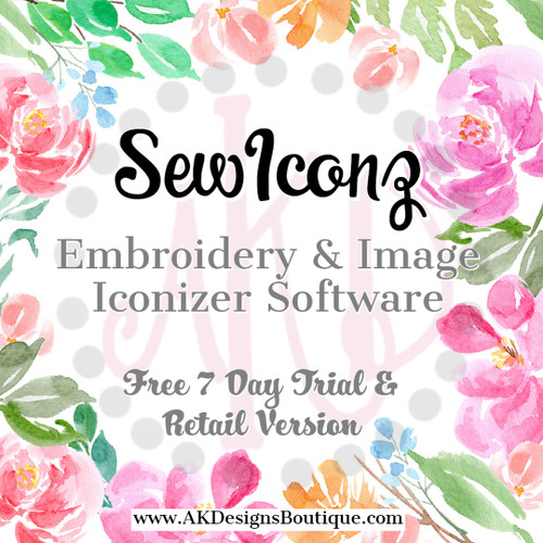 SewIconz Embroidery and Image Iconizer Software