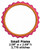 No 840 RicRac Applique Circle Font Frames Embroidery Designs