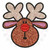 No 164 Cute Applique Reindeer Machine Embroidery Designs