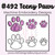 No 492 Teeny Paws Machine Embroidery Designs