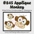 No 845 Applique Monkey Face Machine Embroidery Designs 