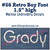 No 56 Retro Boy Font Machine Embroidery Designs 1.5 inch high