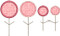 Picture of all 4 designs included in the set
