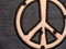Picture of the satin stitch peace sign