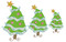 Picture of all 3 Whimsy Christmas Trees included in set