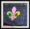 Picture of the Fleur de Lis designs with 2 colors