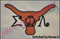 Sample stitched by Renee G - she used our Curly Greek Font for her sorority.