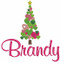 The picture below is of 1 large tree and we used our #77 Girly Font to spell "Brandy"