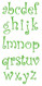 Lowercase Letters included