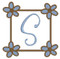Shown with an "S" from our #99 Fun Font set