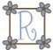 Shown with an "R" from our #99 Fun Font set