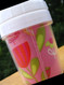 Picture of the back seam of the Small Sippy Cup Insert.