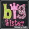 Example stitched by Cindi H. - she used a Curlz font [like our CurlyQue Font] for "sister".