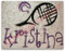 This example is shown with lowercase letters from our #22 Fun Font to spell "kristina"