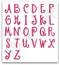 1.7" Side Letters - included in set