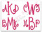 Examples of 3 Letter Monograms