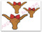All 3 Girly Longhorns included in the set