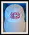 NCB stitched on a hat.