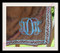 ADK stitched on a minky wrap.