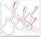 All 4 Zig Zag Stitch Applique Guitars