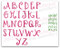 All letters included in this set.