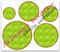 All 5 Criss Cross Frames included in the set