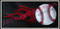 Stitched example
Stitched on black fleece with white fleece applique fabric
