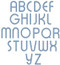 All uppercase letters included in the set