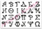 All the Greek Letters included in this set.