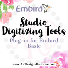 Studio Digitizing Tools Plugin for Embird Editing Software Program 