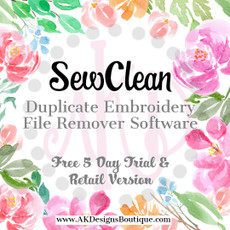 SewClean Duplicate Embroidery File Remover Software