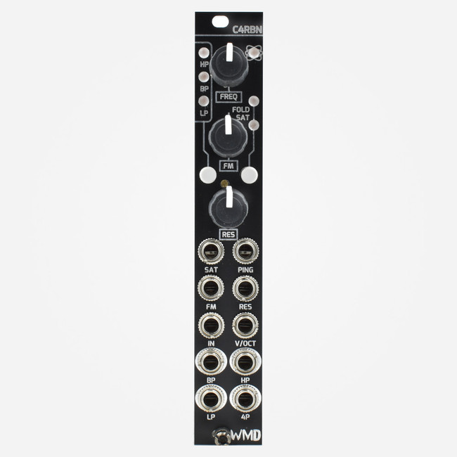 WMD C4RBN Eurorack Multi-mode State Variable Filter with Integrated Wavefolder Module