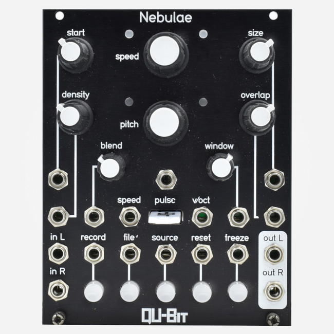 Used Qu Bit Nebulae 2 (Black Panel) Eurorack Granular Sampler Module