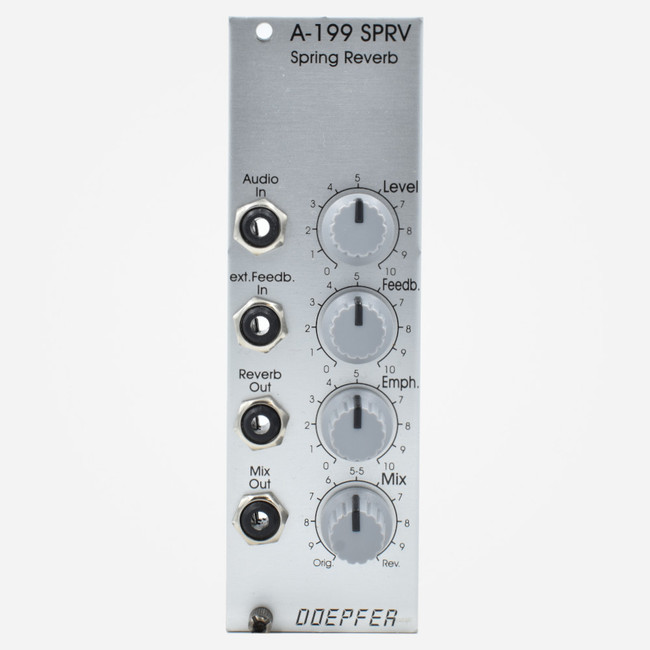 Used Doepfer A-199 SPRV Eurorack Spring Reverb Module with Tank