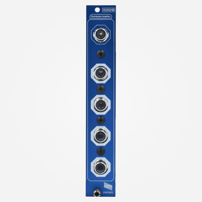 Syntonie VU001b QUAD DISTRIBUTION AMPLIFIER Rca/Sync Splitter for Eurorack Modular Video Synthesis