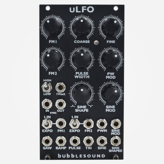 Bubblesound uLFO (Black) Eurorack LFO and Oscillator Module