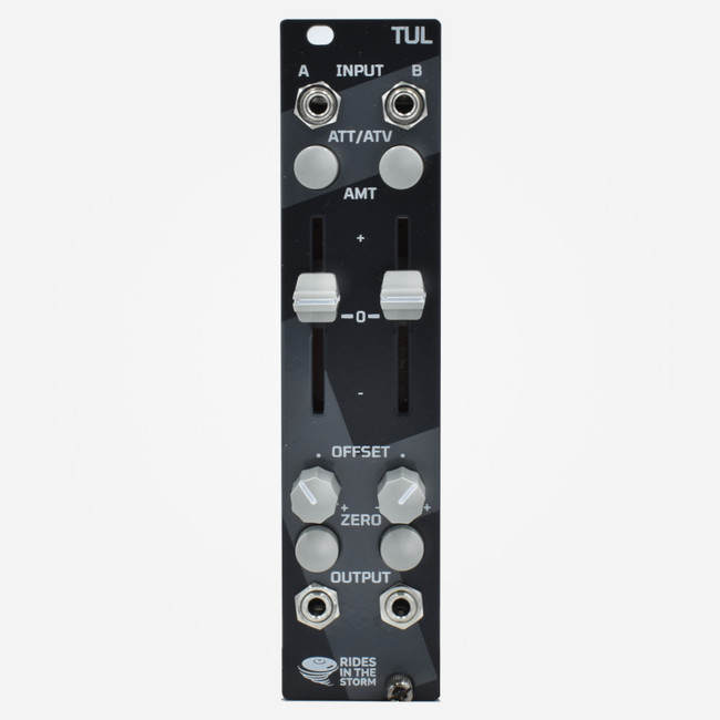 Rides in the Storm TUL Dual Attenuator/Attenuverter Offset Eurorack Module with Faders