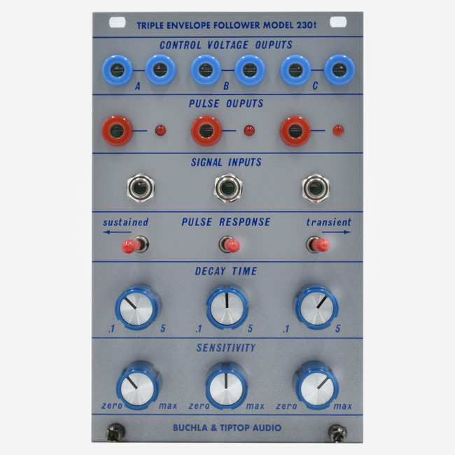 Tip Top Audio Buchla 230T TRIPLE ENVELOPE FOLLOWER Eurorack Comparator and Envelope Follower Module