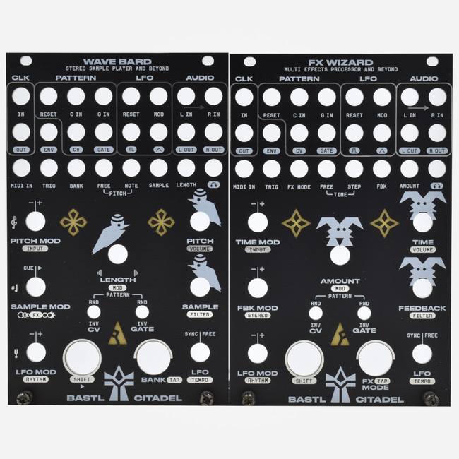 Citadel Wave Bard & Fx Wizard - Reversable Faceplate - Midwest Modular