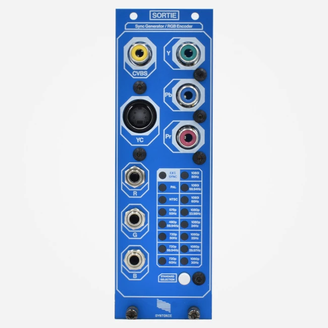 Syntonie SORTIES Eurorack Video RGB Encoder Sync Generator and Video Output Module