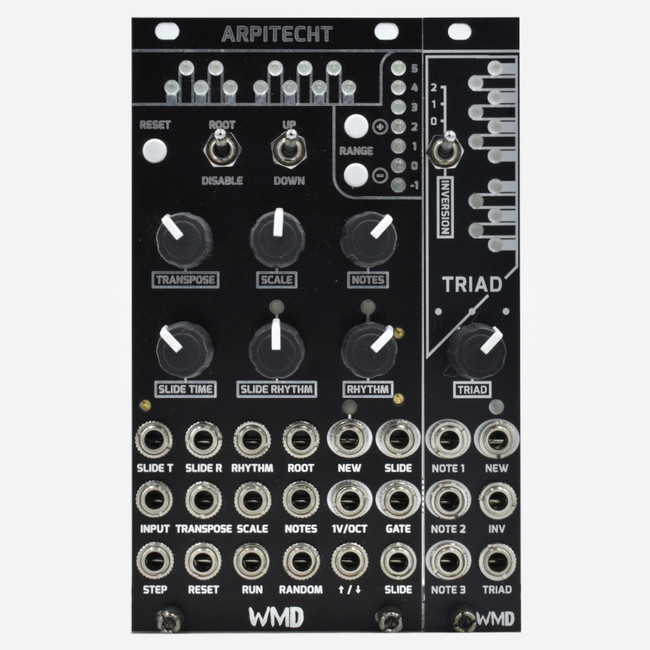Used WMD ARPITECHT with TRIAD EXPANDER (Black) Eurorack Quantizer Chord Generator and Arpeggiator Module