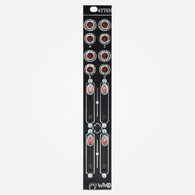 WMD 4tten Eurorack Quad Attenuator with Sliders Module