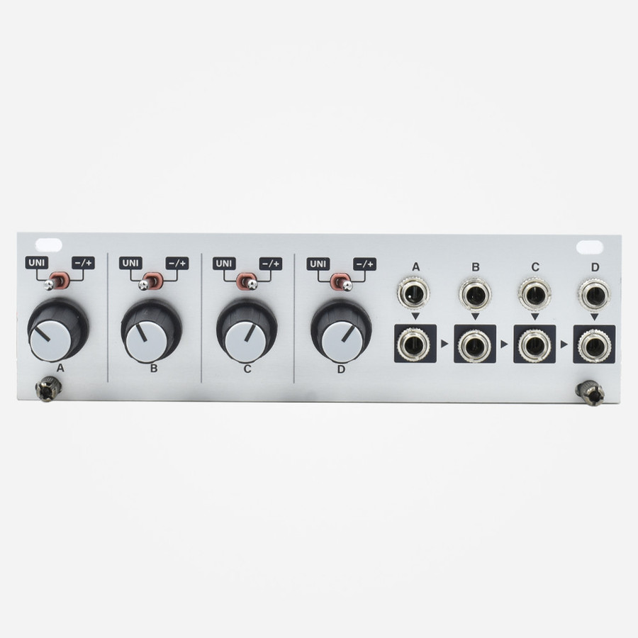 Intellijel Quadratt eurorack 1u Tile Quad Attenuator Mixer Module