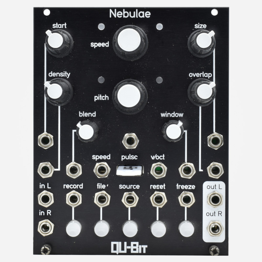 Used Qu Bit Nebulae 2 (Black Panel) Eurorack Granular Sampler Module