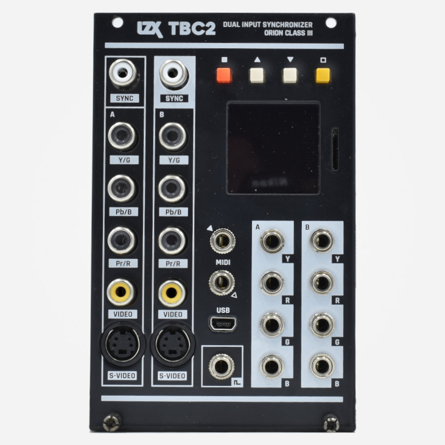 LZX Industries TBC2 (Orion Styled) Eurorack Dual Time Base Corrector Video Input Module