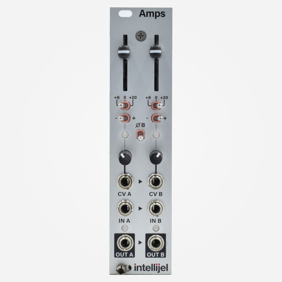 Intellijel AMPS Eurorack Two Chanel Bipolar VCA and Mixer Module