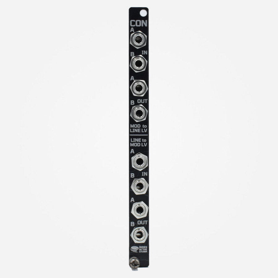Rides in the Storm CON Compact Eurorack Stereo Input and Output Module