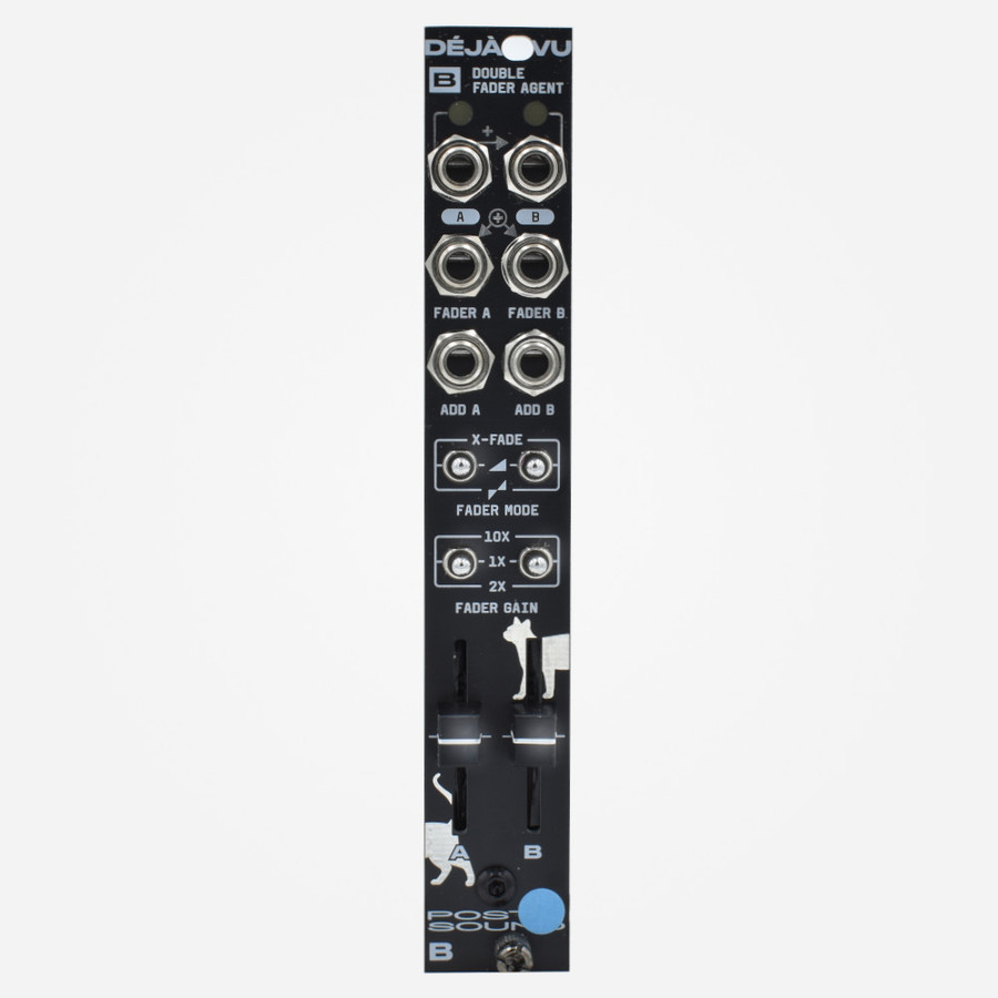 Bastl Instruments DEJA VU Dual Fader Attenuator/Offset Crossfader Mixer and Input Module