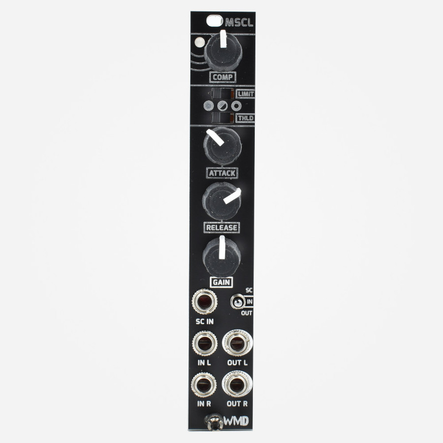 WMD MSCL Eurorack Stereo Compressor (Black Panel)